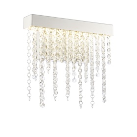 Bano Polished Chrome Crystal Wall Lights Diyas Flush Crystal Wall Lights Bano Polished Chrome Crystal Wall Lights Diyas Flush Crystal Wall Lights
